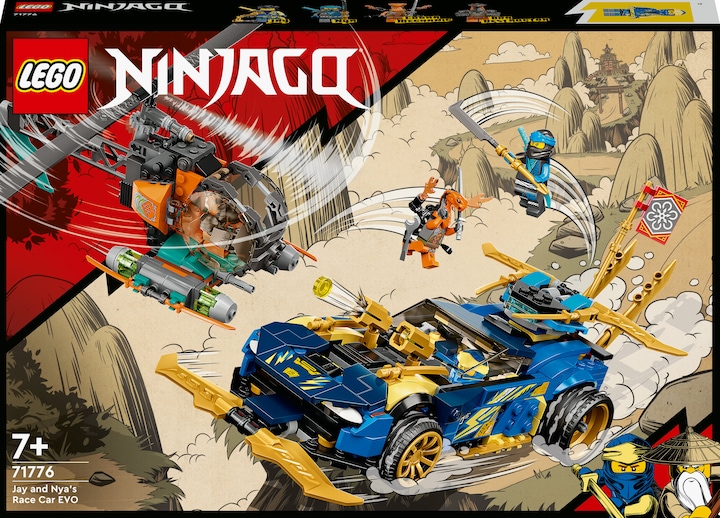 Actual product image LEGO Ninjago - Jay and Nya's race car EVO (71776, LEGO Ninjago)