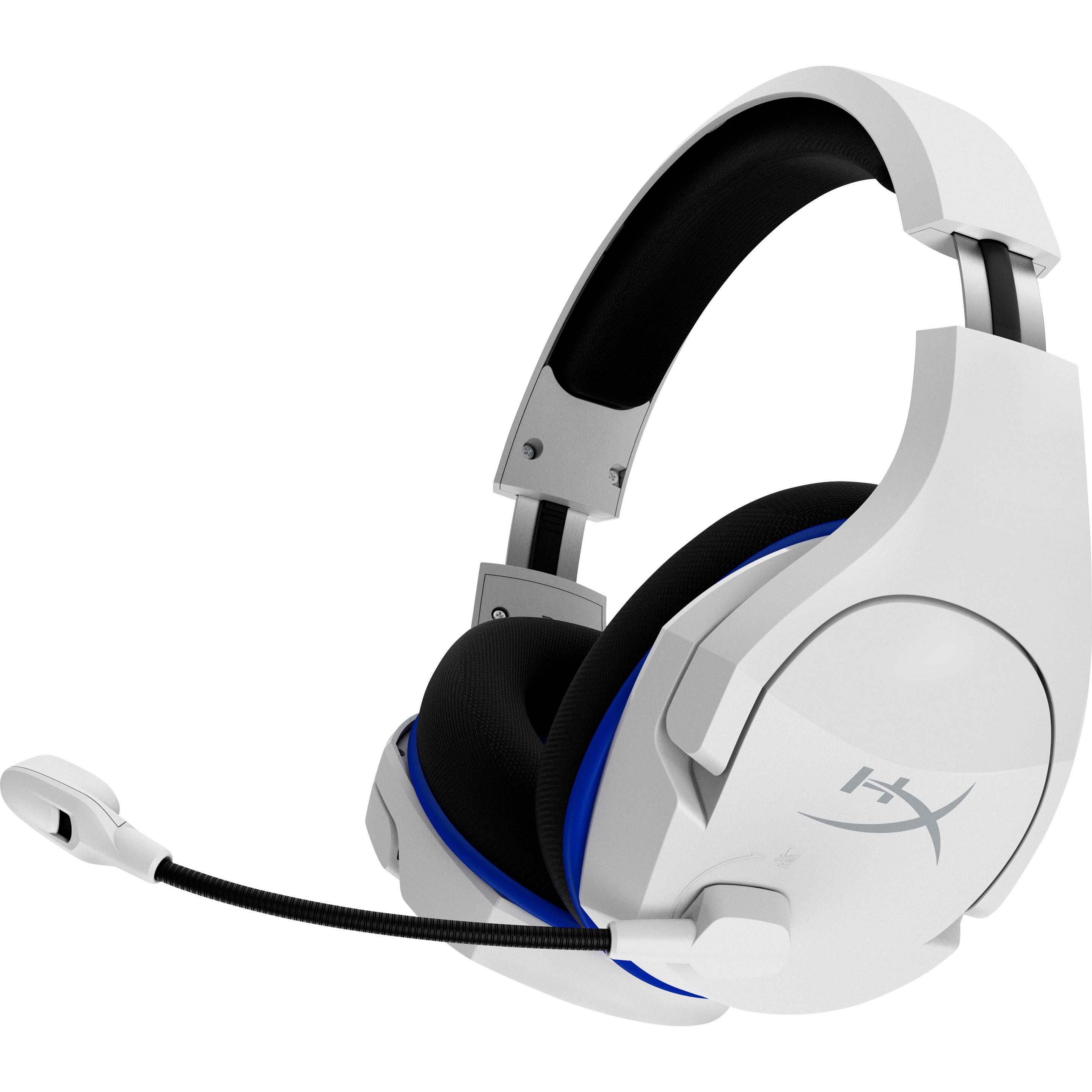 HP HyperX Cloud Stinger Core Wireless (Kabellos), Gaming Headset, Weiss, Blau