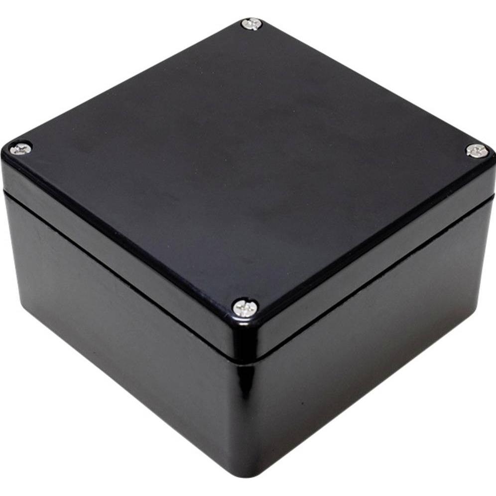 Hammond 1590ZGRP161BK Universal-Gehäuse 160 x 90 Polyester Schwarz 1 St. (Gehäuse), Elektronikzubehö