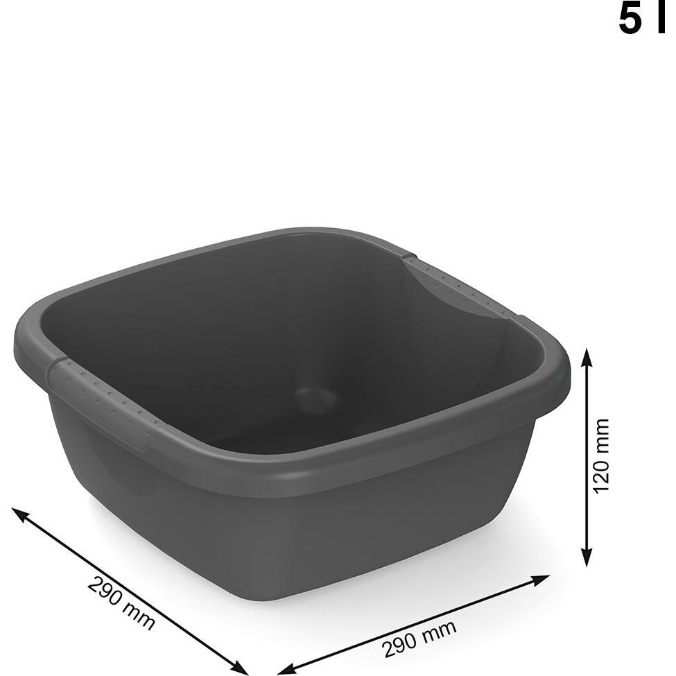 Thumbnail - 5x Rotho Daily, Reinigungsutensil, Grau