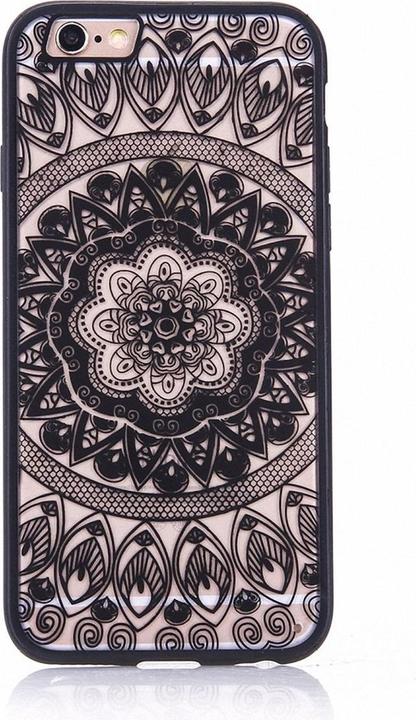 Produktbild König Design Apple iPhone SE 2022 Handyhülle Mandala Case Cover Schutzhülle Bumper Schwarz