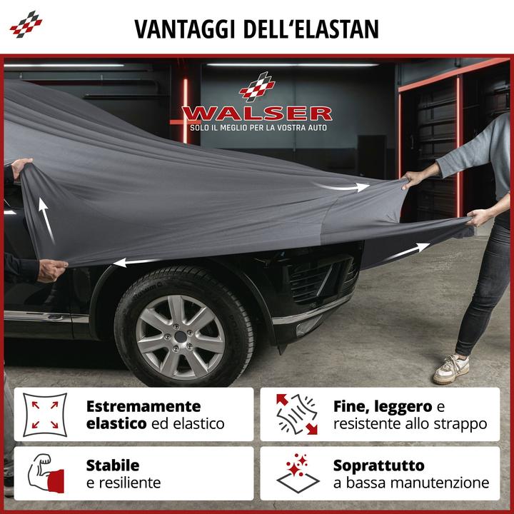 Produktbild Walser Autoplane Indoor Stretch Plus, PKW-Abdeckplane Grösse 8 SUV anthrazit