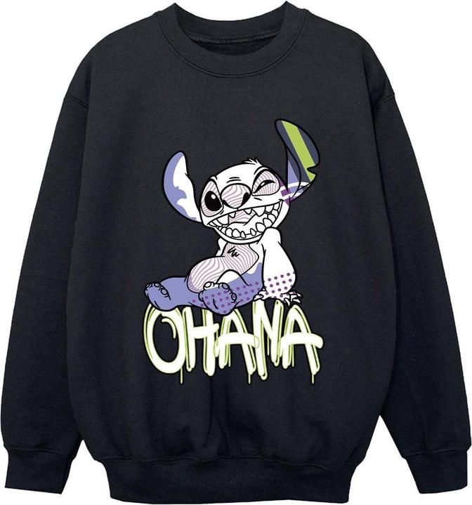 Produktbild Disney Lilo And Stitch Ohana Graffiti Sweatshirt Jungen (128)