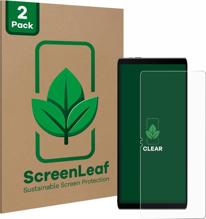 Actual product image ScreenLeaf Protective film sustainable screen protector screen protector film clear transparent (2 Piece, Galaxy Tab S9 FE)