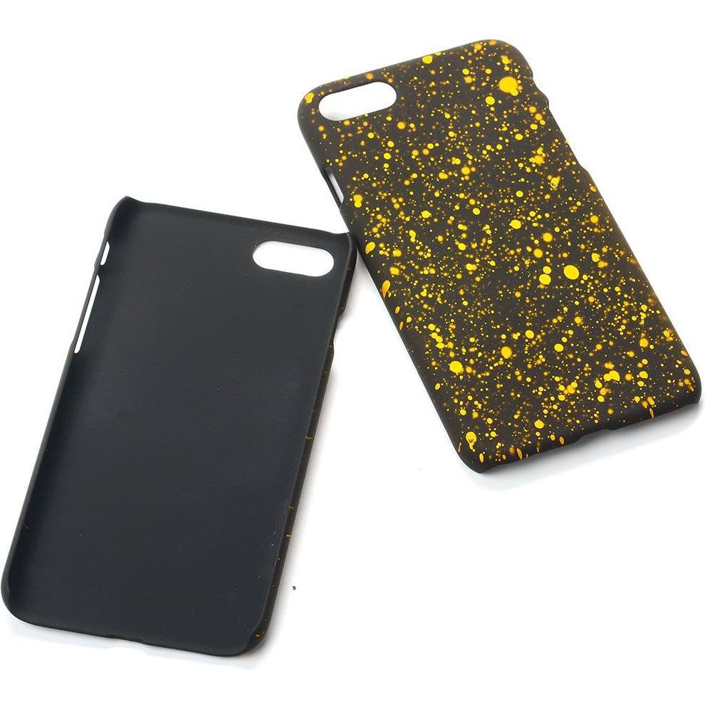 König Design Handy Hülle Schutz Case Bumper Schale Etuis für Apple iPhone 7 3D Sterne Gelb (Apple iPhone SE (2nd Gen), A...