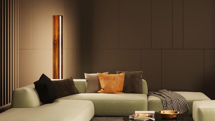 Produktbild kln.swiss Holz Stehleuchte Infigo - Fichten Altholz