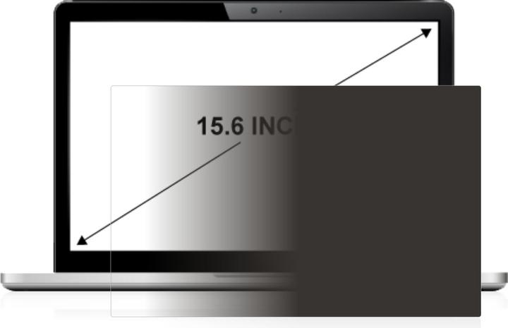 Immagine prodotto upscreen Spy Shield Pellicola Privacy (15.60", 16:9)