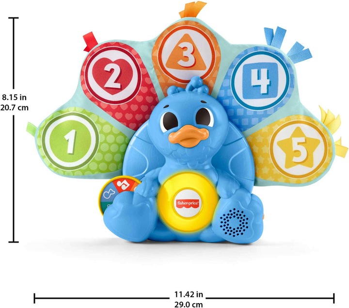 Produktbild Fisher-Price BlinkiLinkis Zahlen & Farben Pfau (D) (Deutsch)