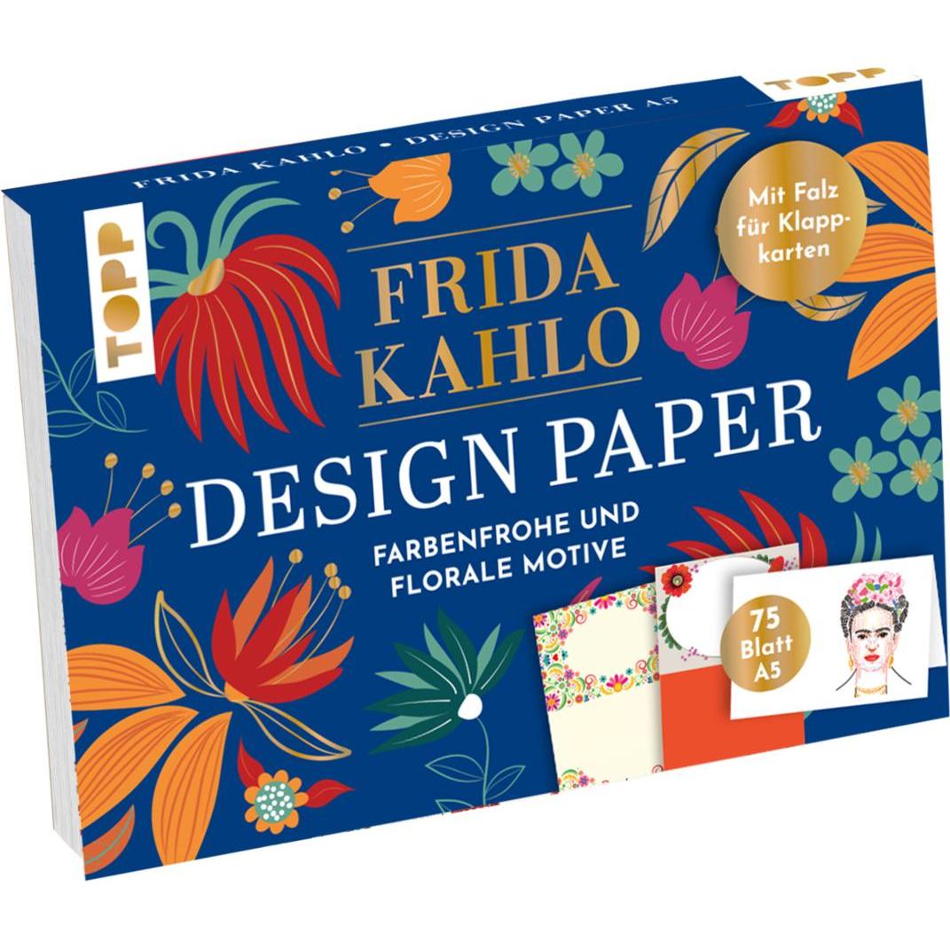 Frech, Kopierpapier, Blum:Design Paper Frida Kahlo A5. Mit F (220 g/m², A5)