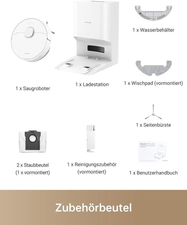 Produktbild Dreame D10 Plus Gen2 (6000 Pa, Wischtuch)