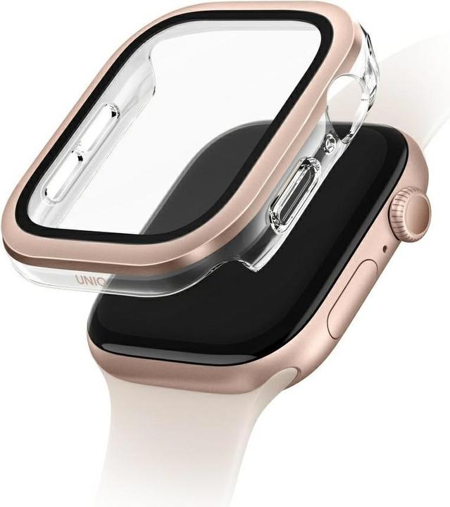 Image du produit Uniq Case Voute for Apple Watch Series 10 42mm tempered glass rose gold