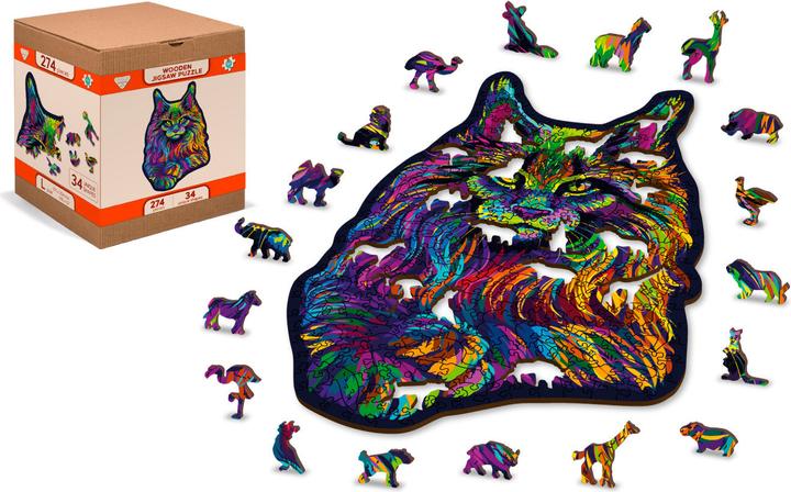 Produktbild WoodenCity Rainbow Wild Cat L (275 Teile) (275 Teile)