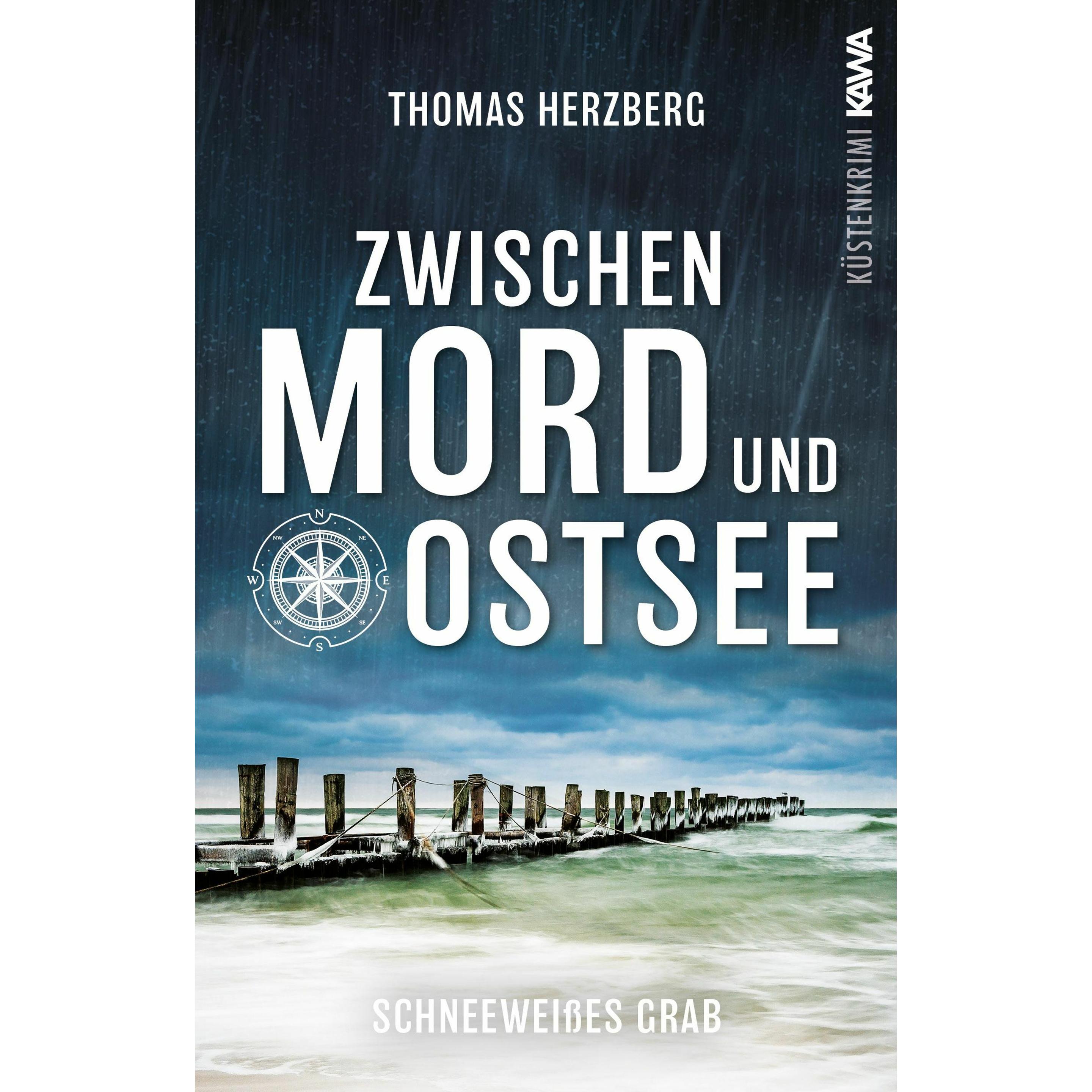 Schneeweisses Grab (Zwischen Mord und Ostsee - Küstenkrimi 5), Belletristik von Thomas Herzberg, Kampenwand Verlag