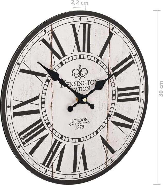 Actual product image vidaXL Wanduhr (30 cm)