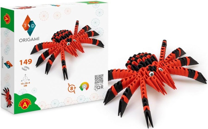 Produktbild Selecta Spielzeug ORIGAMI 3D - Spinne, 149St.