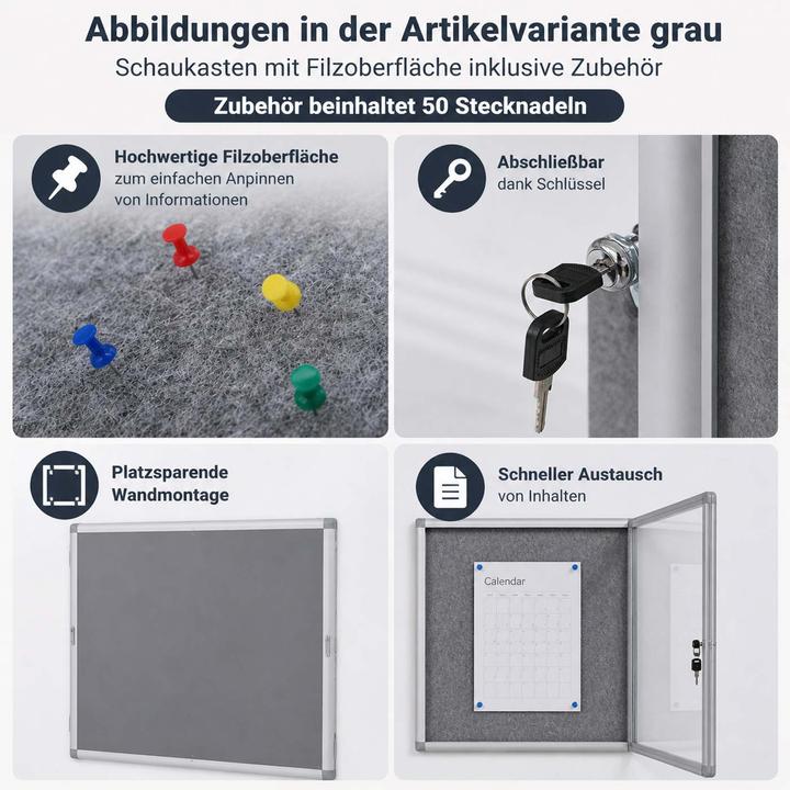 Produktbild MCW Q51-F (Pinnwand, 68 x 65 cm)