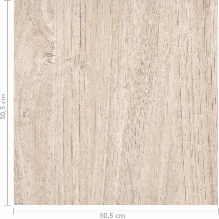Produktbild vidaXL Quadratische Dielen (PVC Boden, 5.11 m²)