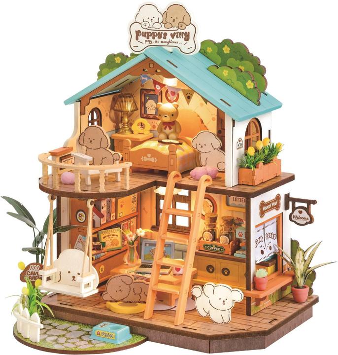 Produktbild Robotime Welpen Villa