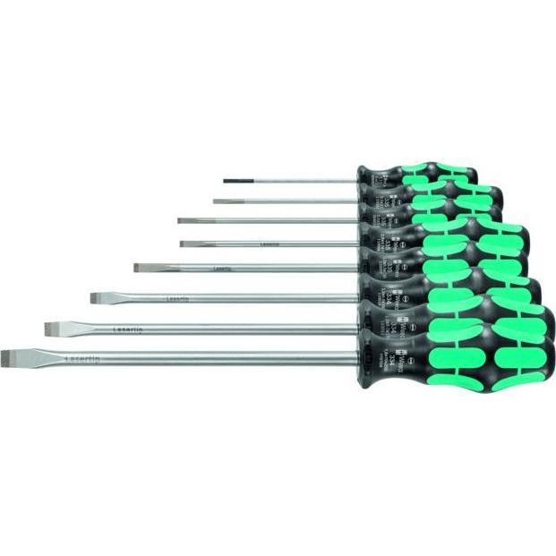 Wera, Schraubenzieher, Norm-Schraubendreher-Satz für Schlitz, mit Kraftform-Heft (Schlitzschrauben)