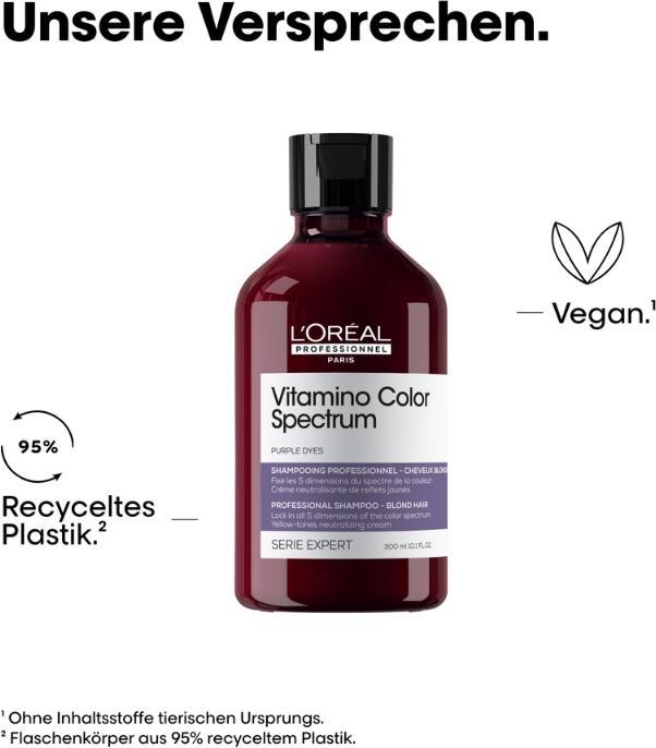 Actual product image L'Oréal Professionnel Vitamino Color Spectrum Purple Dyes Neutralising (300 ml, Silver shampoo)