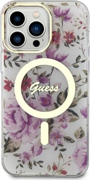 Produktbild Guess iPhone 14 Pro 6.1 hardcase Flower MagSafe (Apple iPhone 14 Pro)
