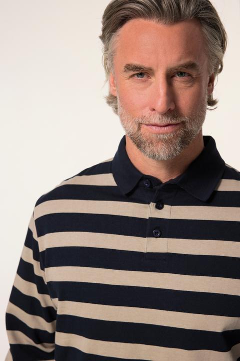 Actual product image Boston Park Poloshirt, Langarm, Ringel, bis 84/86 (60)