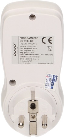 Produktbild Orno OR-PRE-409 Elektroniczny programator czasowy 16 programów
