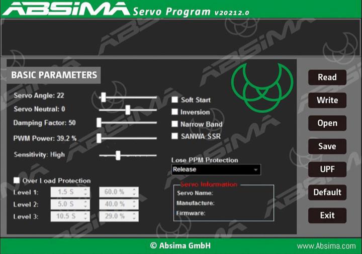 Produktbild Absima Interface USB Adapter für Team/Race/Crawler Spec. Servos