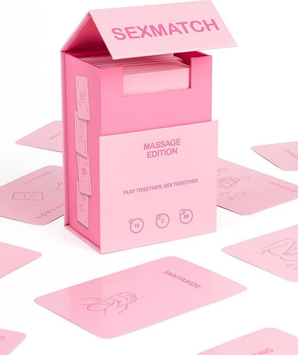 Image du produit Secret play Massage Sexmatch (Jeu de cartes, Allemand, Espagnol, Français, Néerlandais, Italien, Portugais, Anglais)