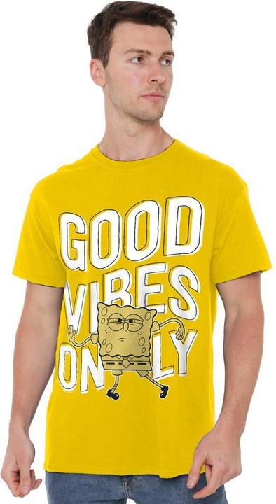 Image du produit Spongebob Squarepants - T-shirt GOOD VIBES ONLY - Homme (L)