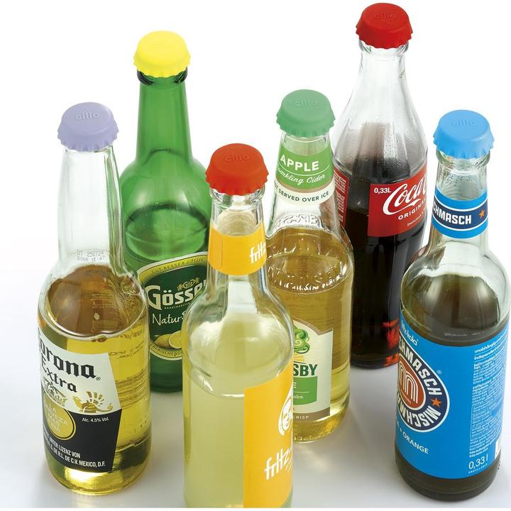Actual product image Cilio Bouchon couronne Salute 12 pièces silicone ø 3 cm (Wine stopper)