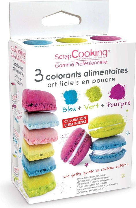 Actual product image ScrapCooking Colour powder set