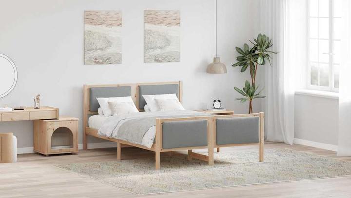 Actual product image vidaXL Moderner Bettrahmen (135 x 190 cm)