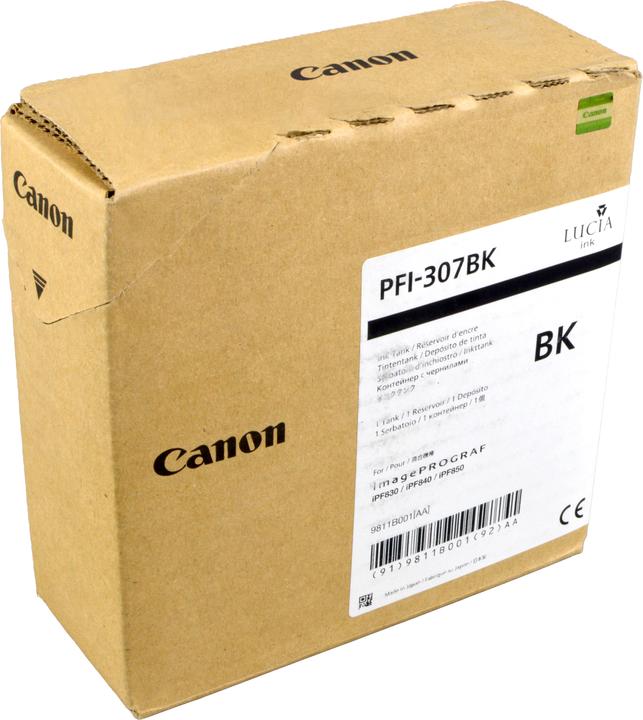Produktbild Canon Tinte Large Format schwarz Orig.Nr. PFI-307BK (BK)