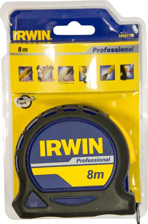 Actual product image Irwin Roulette "" PROFESSIONAL 8 m, blist. (8 m)