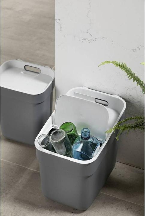 Actual product image Curver Kosz Do Segregacji śmieci 10l /Ciemny Szary/ Jasny Szary (10 l)