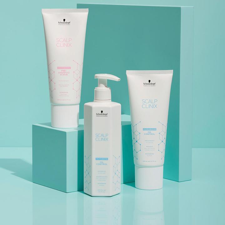 Produktbild Schwarzkopf Scalp Clinix - Oil Control Shampoo (300 ml, Flüssiges Shampoo)