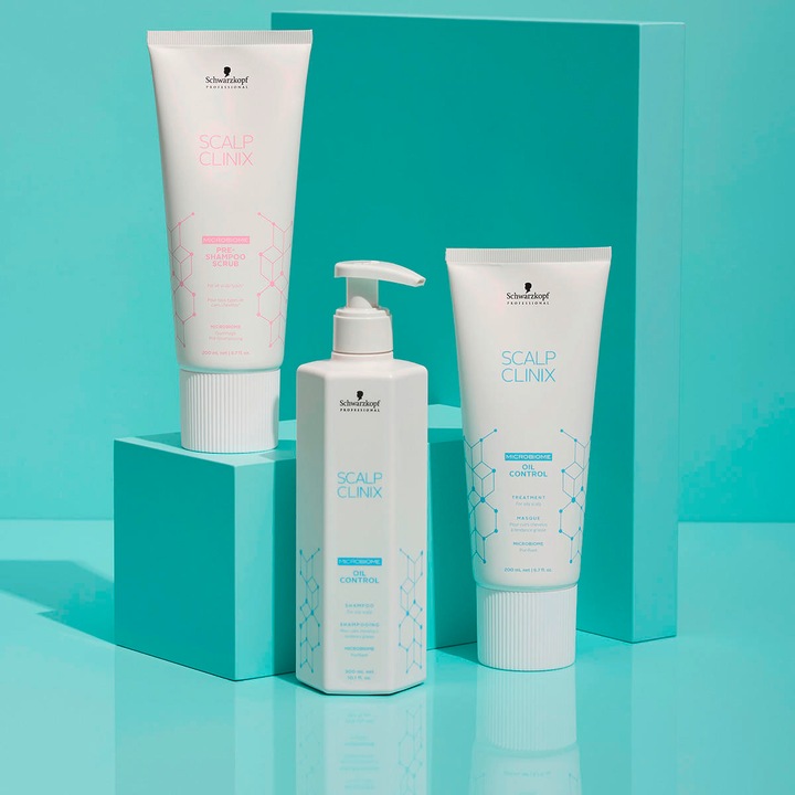 Actual product image Schwarzkopf Scalp Clinix - Oil Control Shampoo (300 ml, Liquid shampoo)