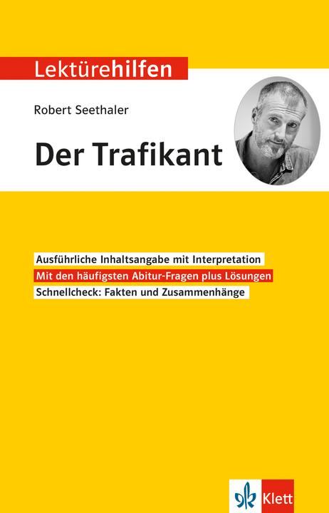 Produktbild Lektürehilfen Robert Seethaler "Der Trafikant" (Deutsch, 2017)