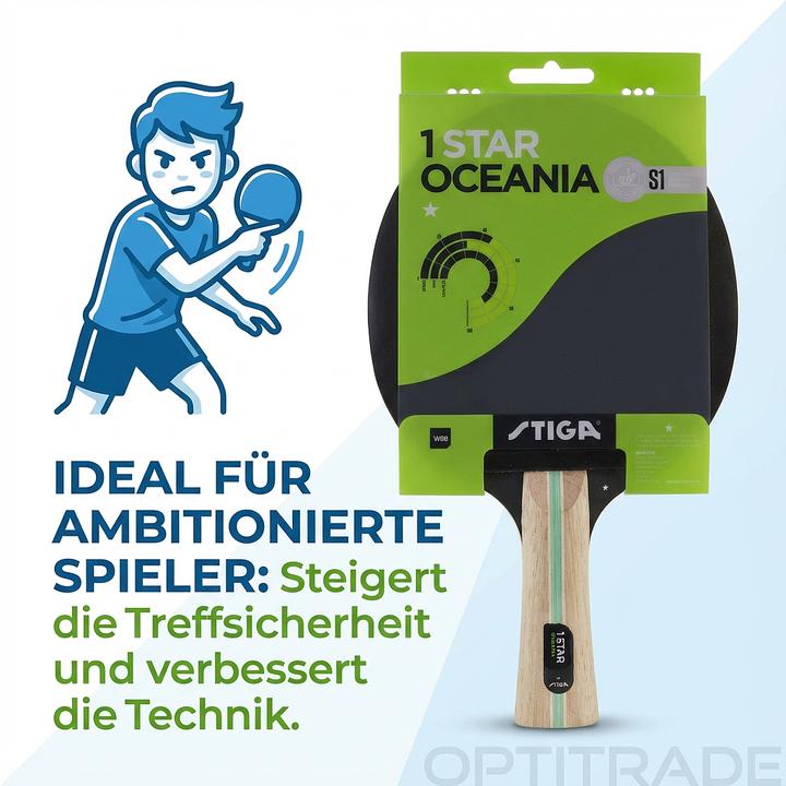 Image du produit Stiga Raquette TT 1-Star Oceania