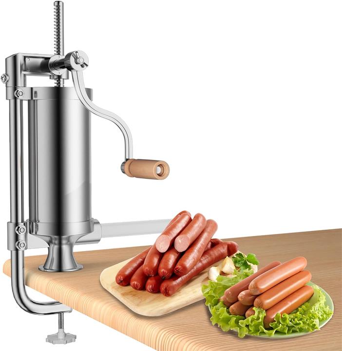 Costway 3L Wurstfüller inkl. 4 Füllrohre