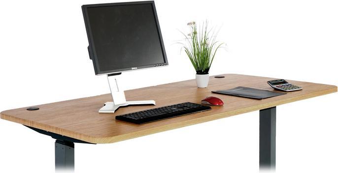 Actual product image Swisshandel24 Table top for desks, desk top, 160x80cm brown structure (160 x 80 cm)