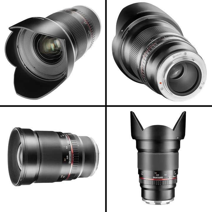 Productafbeelding Samyang 16mm f/2-23MFT (Micro Vier Derde, APS-C / DX)