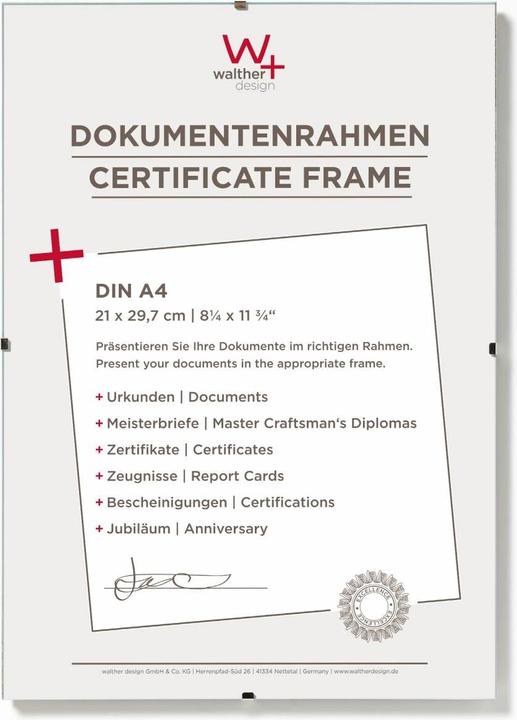 Produktbild Walther Design Rahmenlose Bildhalter