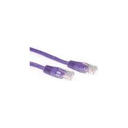 Thumbnail - ACT CAT5E UTP patchcable purpleCAT5E UTP patchcable purple Netzwerkkabel (U/UTP, CAT5e, 15 m), Netzwerkkabel