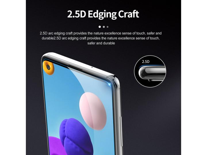 Immagine prodotto Screenguard Samsung Galaxy A21s Pellicola protettiva in vetro Design amichevole (1 pz., Samsung Galaxy A21s)