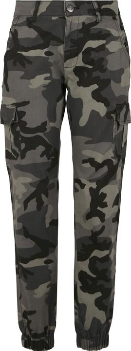 Actual product image Urban Classics Ladies High Waist Camo Cargo Pants (31)