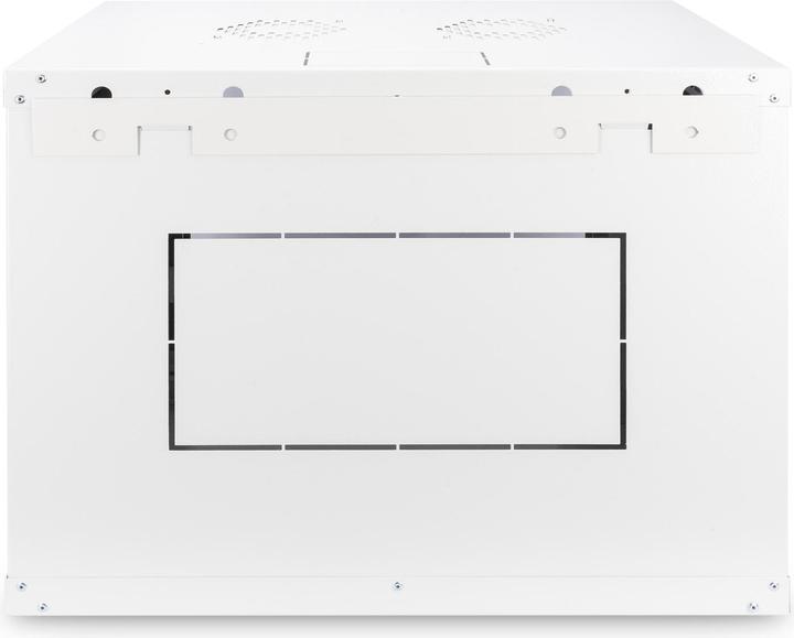 Actual product image Digitus 48.3cm 19inch wall cabinet 9HE SoHoline RAL7035 grey without shelf 505mmx600mmx450mm (9 RU, 19 inch rack)