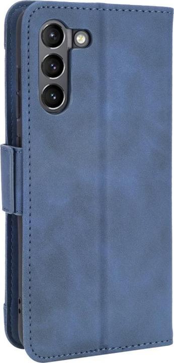 Produktbild Cover-Discount Galaxy S21 FE - Etui mit vielen Kartenfächer blau (Samsung Galaxy S21 FE)