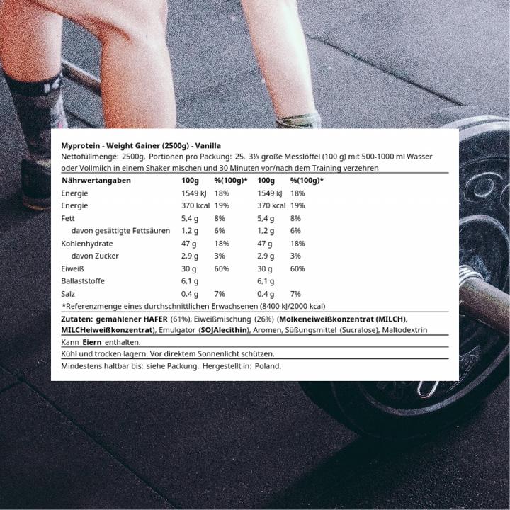 Produktbild MyProtein Impact (Vanille, 1 Stk., 2500 g)